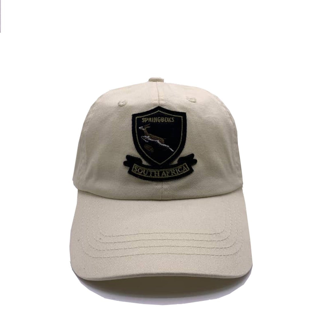 Springboks Shield Dad Cap-Ivory