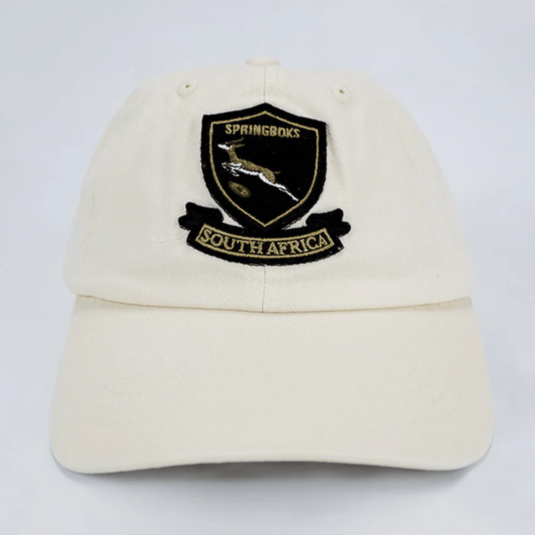 Springboks Shield Dad Cap-Ivory