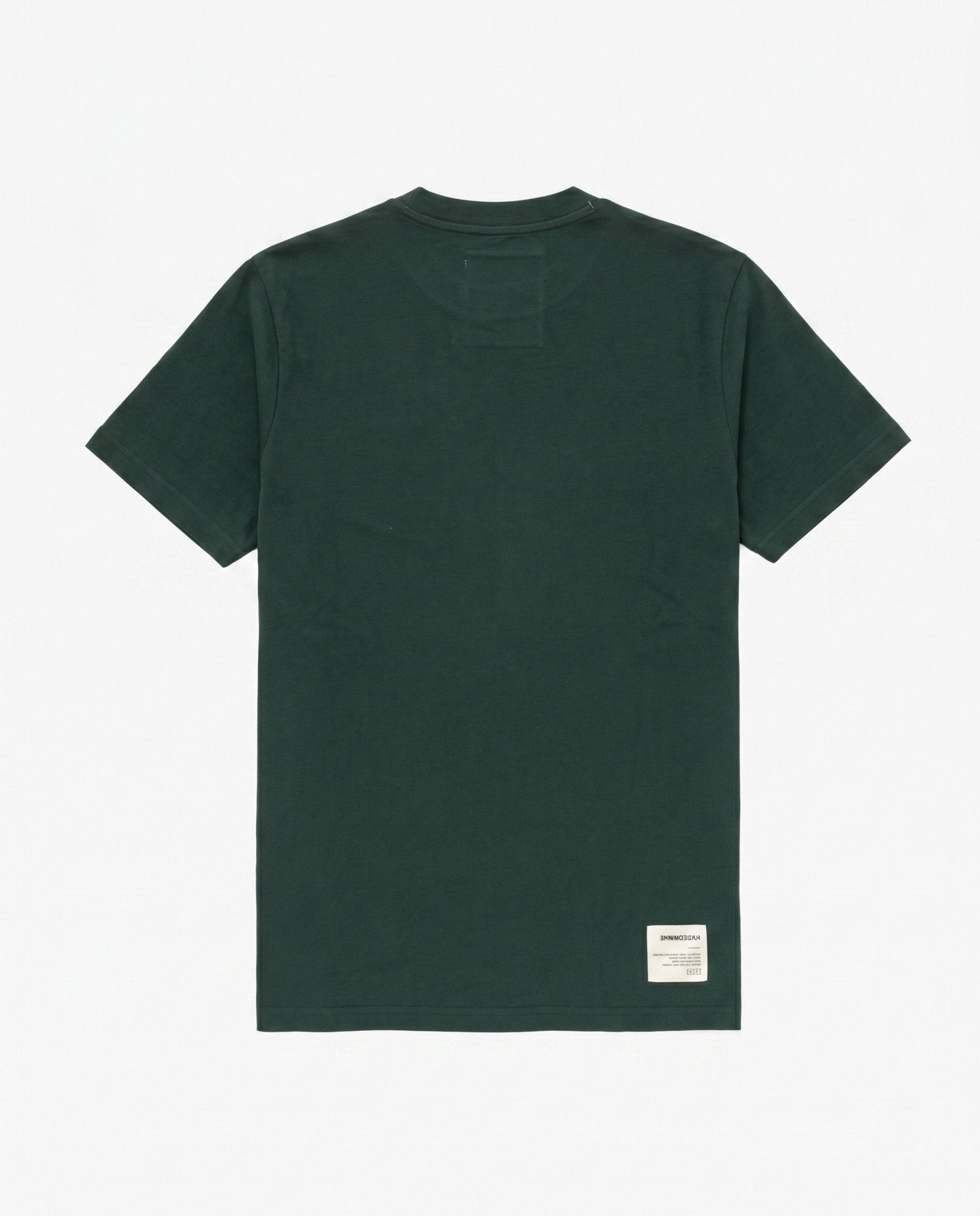 Springboks Small Logo Regular Crew T-Shirt Plain Green