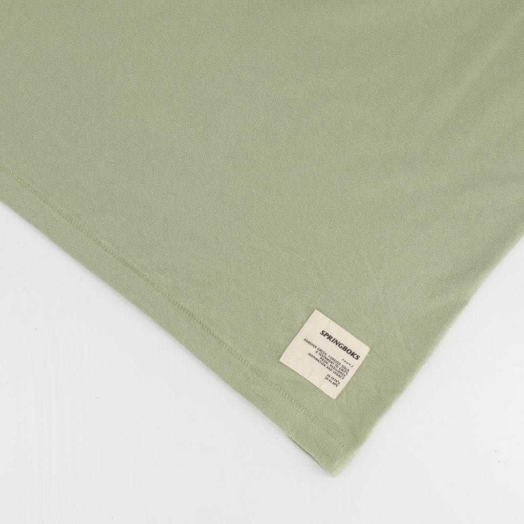 Springboks SML Bok HS Regular Crew Tee - Desert Sage