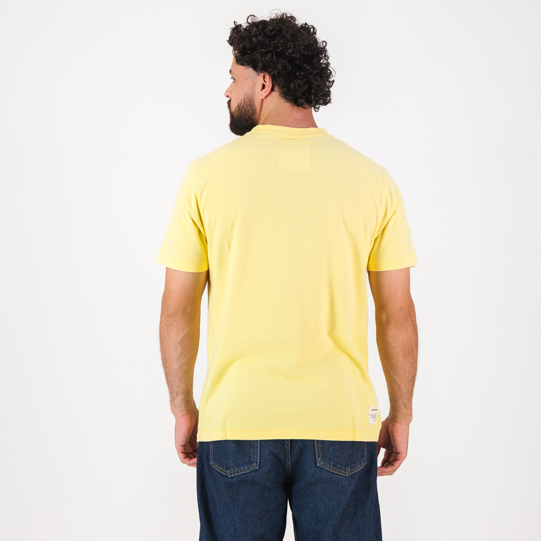 Springboks SML Bok HS Regular Crew Tee - Sunshine
