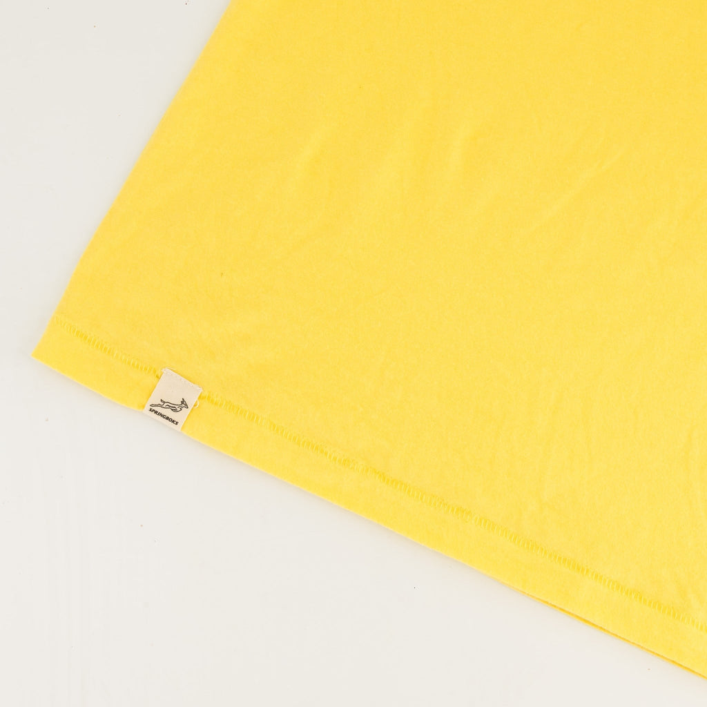 Springboks SML Bok HS Regular Crew Tee - Sunshine
