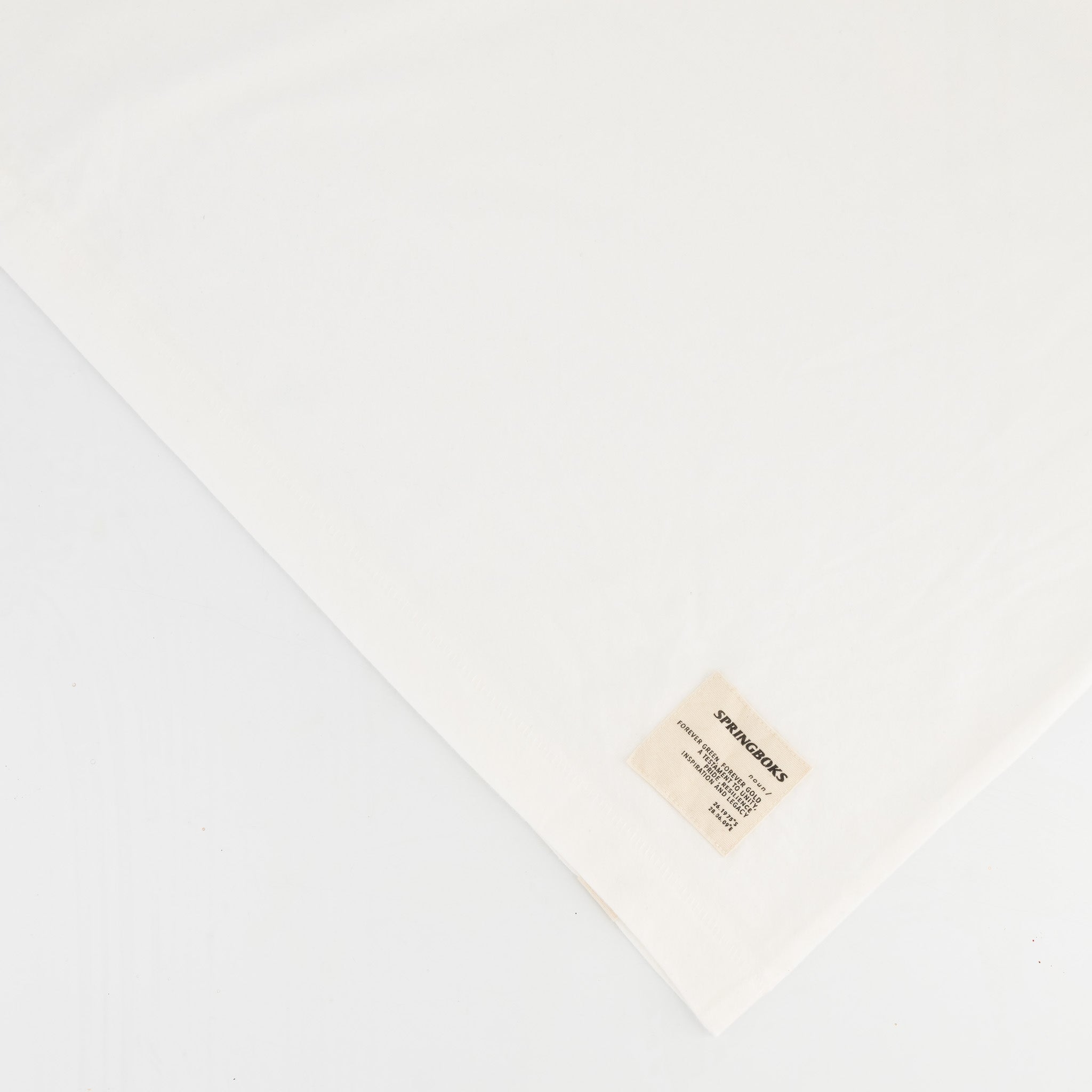 Springboks SML Bok HS Regular Crew Tee - White
