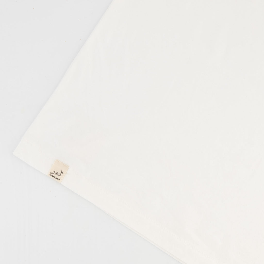 Springboks SML Bok HS Regular Crew Tee - White