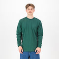 Springboks SML EMB LS Crew Tee - OS Green