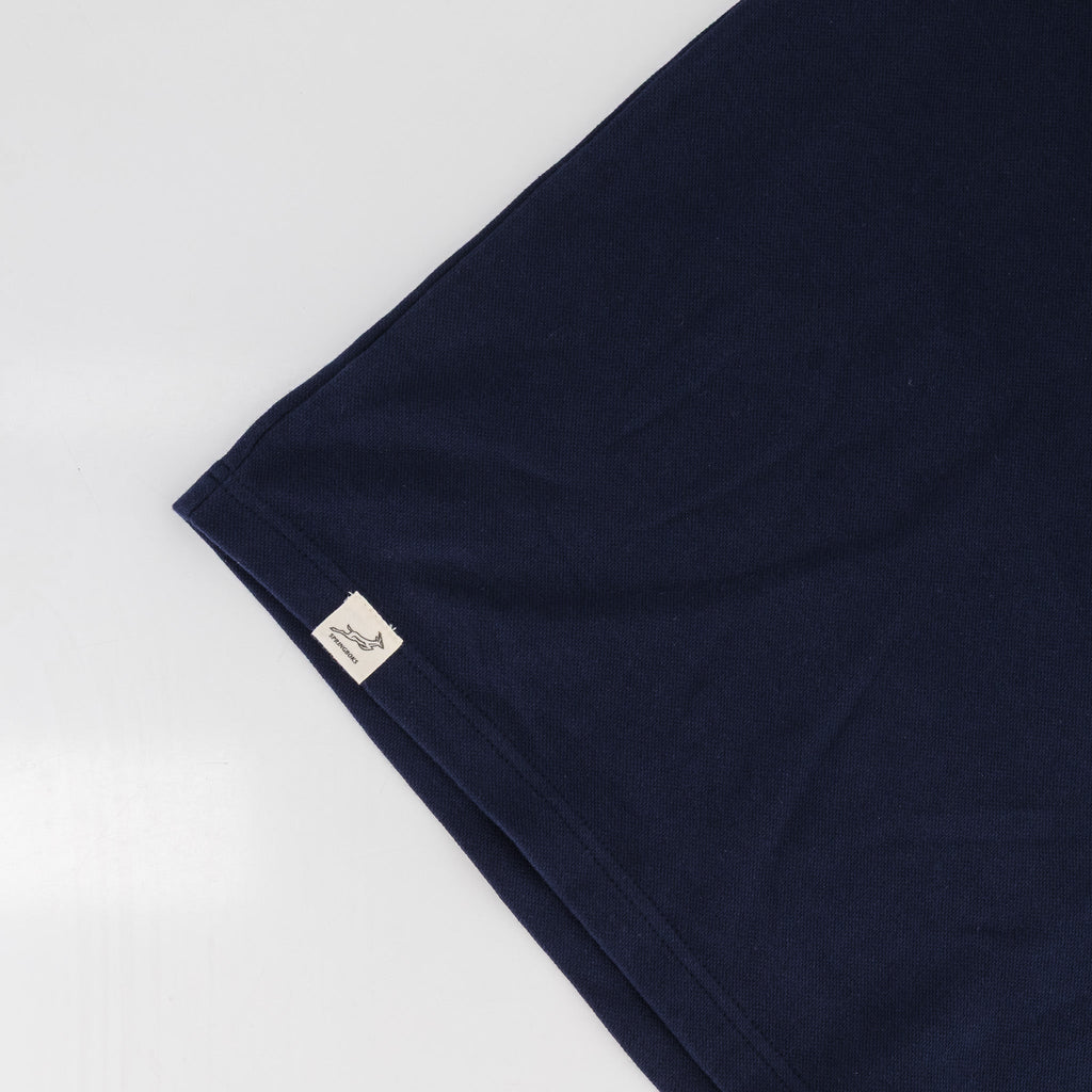 Springboks SML EMB LS Polo-Navy