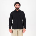 Springboks Tailored LS Oxford Shirt-Black