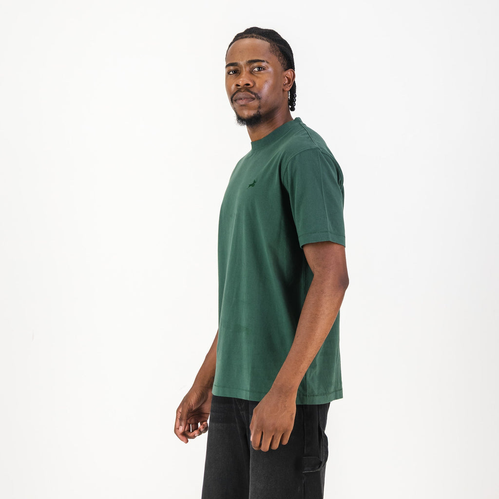 Springboks Tonal SML EMB Bok Crew Tee-OS Green