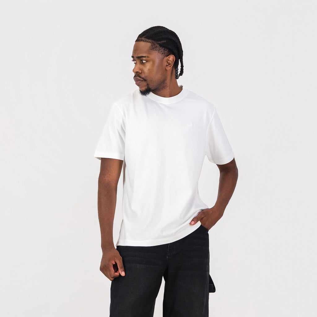 Springboks Tonal SML EMB Bok Crew Tee-White