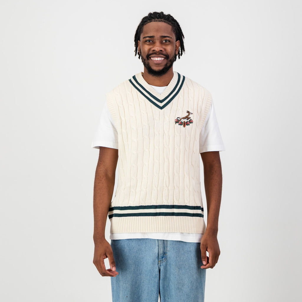 Springboks 95 Vest Knit- Ivory