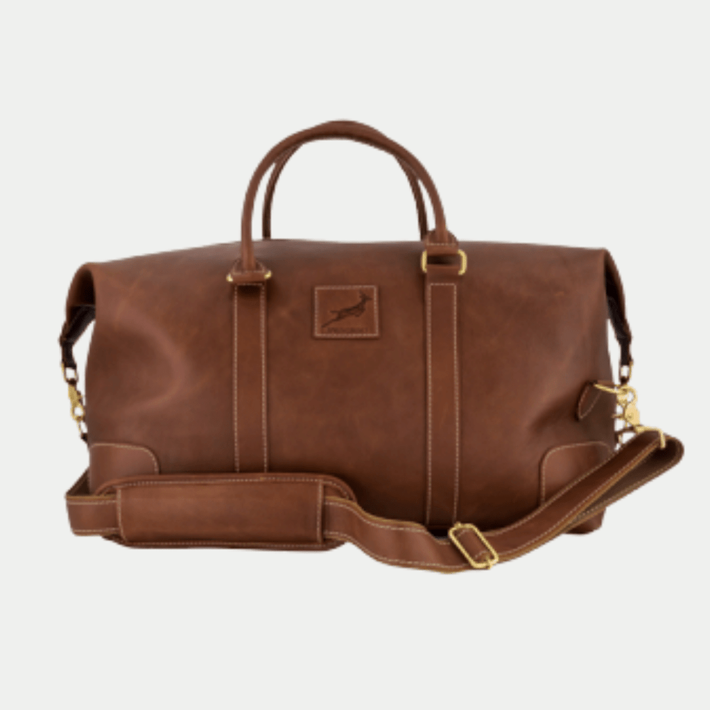 Springboks Weekender Duffle Bag-Dark Brown