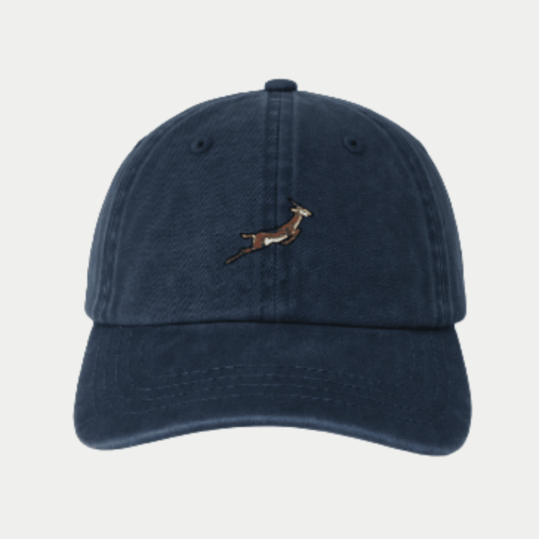 Springboks Winter Pop Badge Dad Cap-Navy