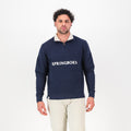 Springboks Word Quarter Zip Sweat-Navy
