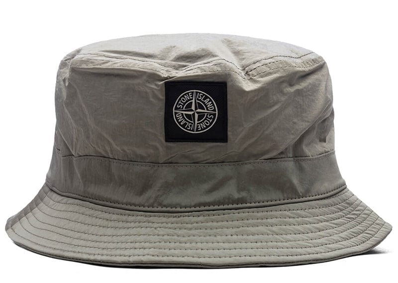 Stone Island Compass Patch Bucket Hat Beige