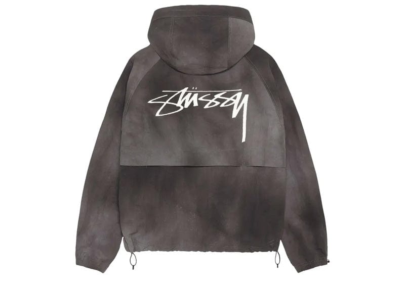 Stussy Beach Shell Wave Dye Jacket Black