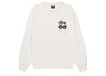 Stussy Dice Logo Sweatshirt Crew Sweat White