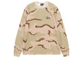 Stussy Raglan Thermal Basic Stock Long Sleeve Sand Camo