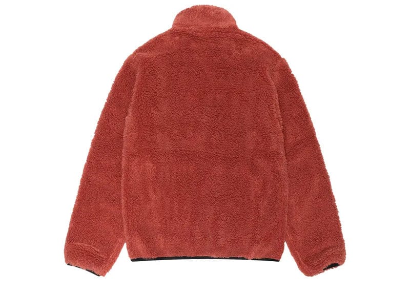 Stussy Sherpa Reversible Jacket Terra Cotta