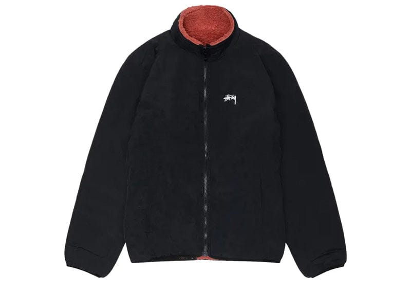 Stussy Sherpa Reversible Jacket Terra Cotta