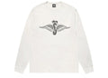Stussy Skull Wings L/S Pigment Dyed Tee Natural