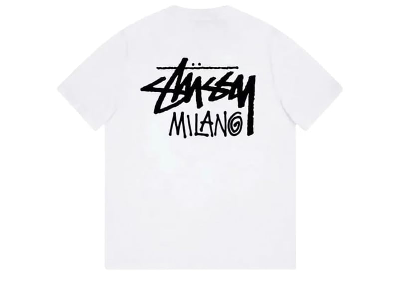 Stussy Stock Milano Tee White