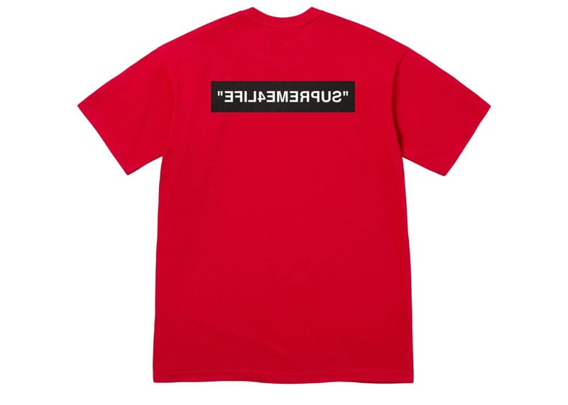 Supreme 4 Life Tee Red