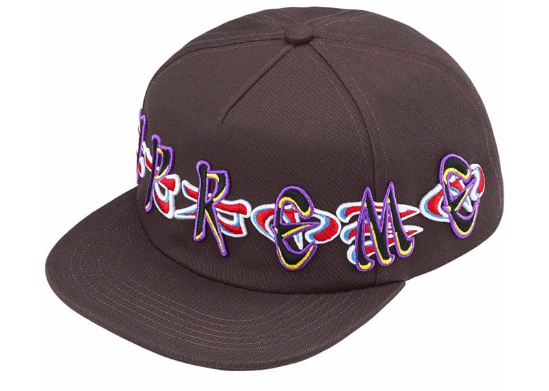 Supreme AOI Spellout 5-Panel Dark Brown