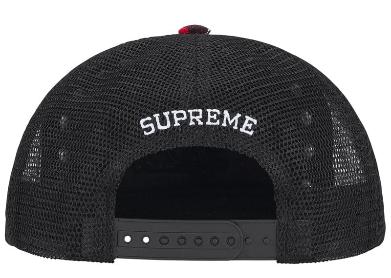 Supreme b.b. Simon Studded Mesh Back 5-Panel Plaid