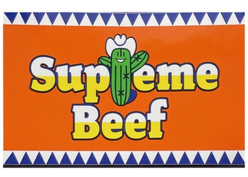 Supreme Beef Sticker Orange