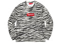 Supreme Box Logo Crewneck (FW22) Zebra