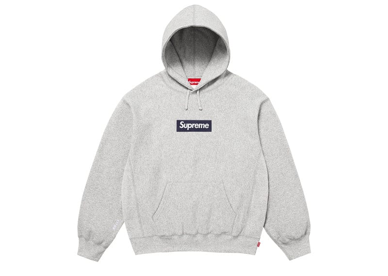 Supreme Box Logo Hooded Sweatshirt (FW25) Heather Grey