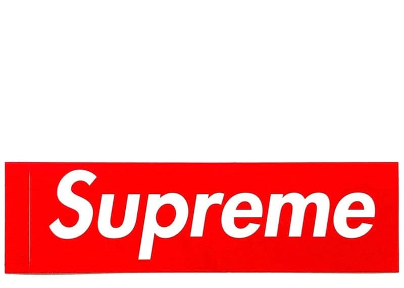 Supreme Box Logo Sticker