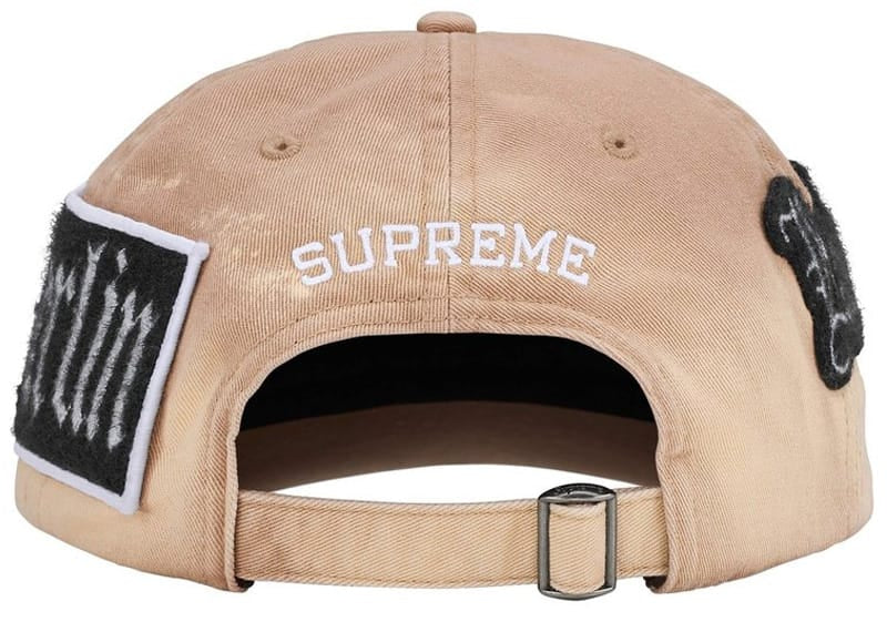 Supreme City Patches 6-Panel Hat Natural