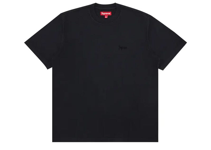 Supreme Classic Script Washed S/S Top Black