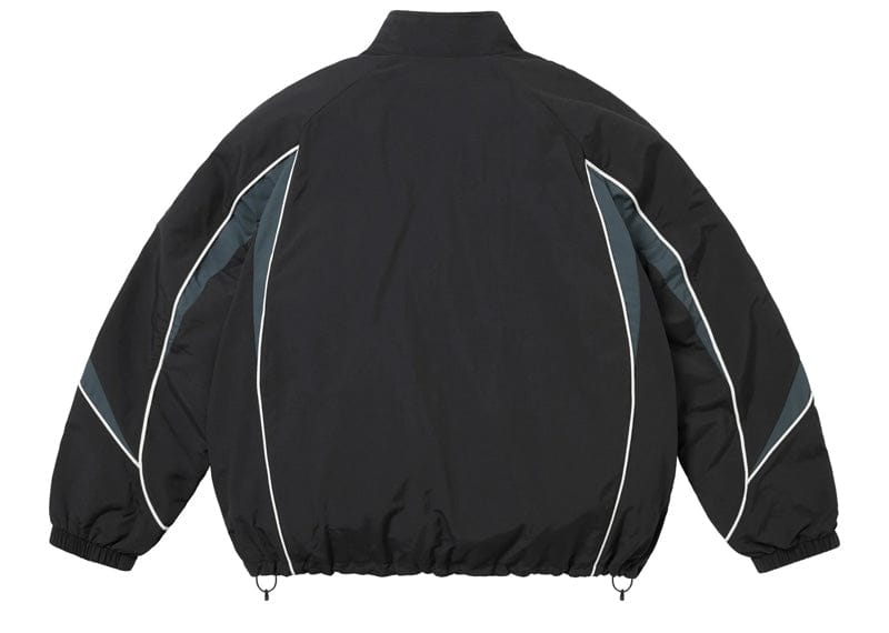 Supreme Contrast Piping Track Jacket Black