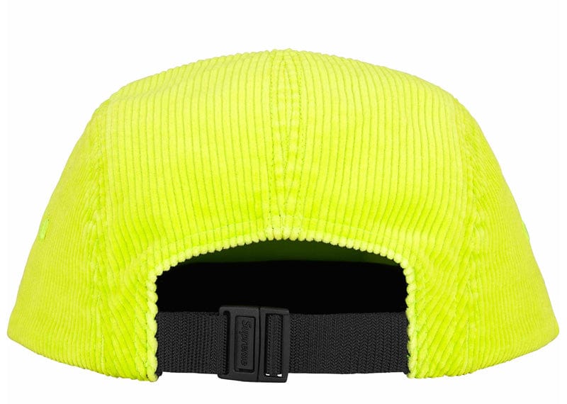 Supreme Corduroy Camp Cap (SS25) Neon Yellow