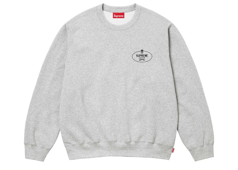 Supreme Crest Crewneck (FW24) Ash Grey