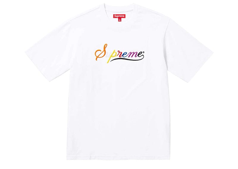 Supreme Cursive S/S Top White
