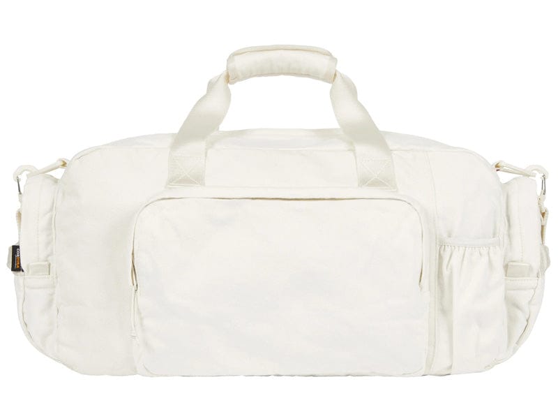Supreme Denim Duffle Bag White