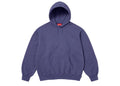 Supreme Frayed Hooded Sweatshirt Washed Navy