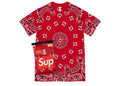 Supreme Hanes Bandana Tagless Tees (2 Pack) Red