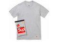 Supreme Hanes Tagless Tees (2 Pack) Heather Grey