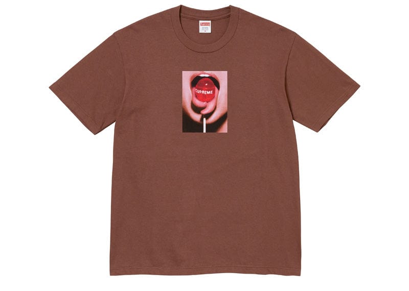Supreme Lollipop Tee Brown