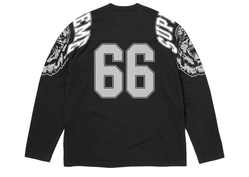 Supreme Mascot L/S Football Top Black