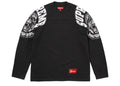 Supreme Mascot L/S Football Top Black