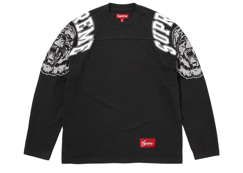 Supreme Mascot L/S Football Top Black