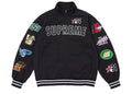 Supreme Mascots Zip Up Sweatshirt Black