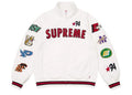 Supreme Mascots Zip Up Sweatshirt White