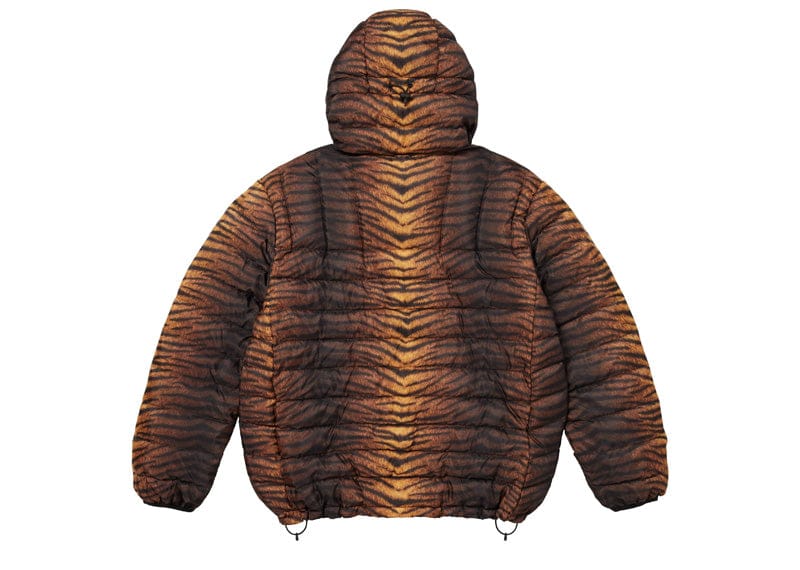 Supreme Micro Down Half Zip Hooded Pullover (FW25) Tiger