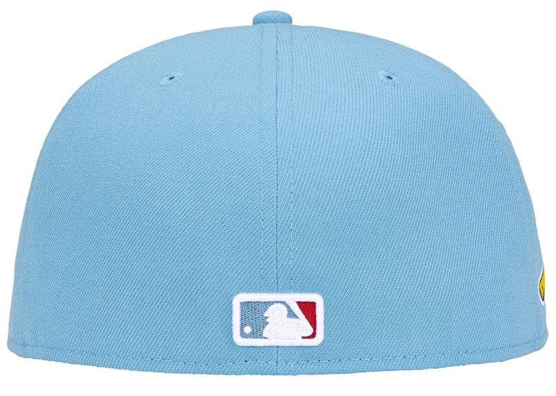 Supreme MLB Teams Box Logo New Era 59Fifty Cap Light Blue 7 5/8